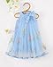 Saeaby Little Toddler Girls Dresses Summer Outfits Ruffle Floral Blue Party Birthday Dress Beach Sundress Fashion School Dress for Kids 4T 5T Girl Clothes