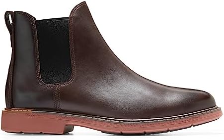 Cole Haan Men's GO-to Chelsea Boot, Dark Chocolate/Sequoia, 11.5 | Image 1