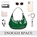 YingStar Bolso de Mano Mujer Fiesta Bolso Pequeño Piel Bolso de Hombro Mujer Movil Bolso Bandolera Pequeña Bolsa Mujer Verano Bolso Media Luna Dumpling Boda Ceremonia Cuero Verde Bolsos Cartera Imagen de YingStar Bolso de Mano Mujer Fiesta Bolso Pequeño Piel Bolso de Hombro Mujer Movil Bolso Bandolera Pequeña Bolsa Mujer Verano Bolso Media Luna Dumpling Boda Ceremonia Cuero Verde Bolsos Cartera