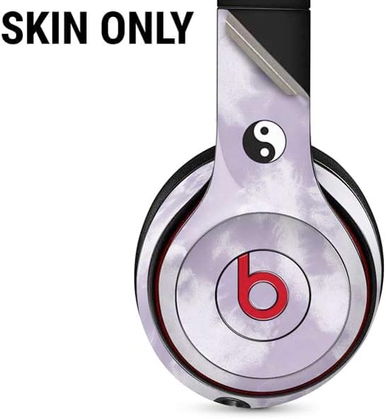 Skinit Decal Audio Skin Compatible with Beats Solo 3 Wireless - Purple and White Tie Dye Design