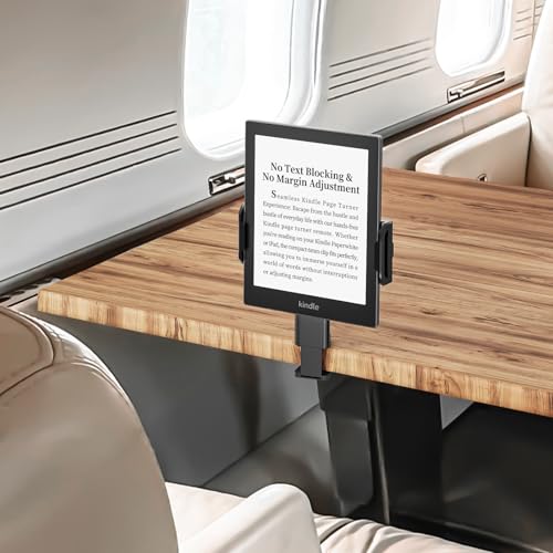 Airplane Tablet Holder Mount – Airplane iPad Holder HandsFree 360° Adjustable Mount for iPad & Tablets, Secure Travel Tablet Stand for Plane Seat Back, Fits 5.9