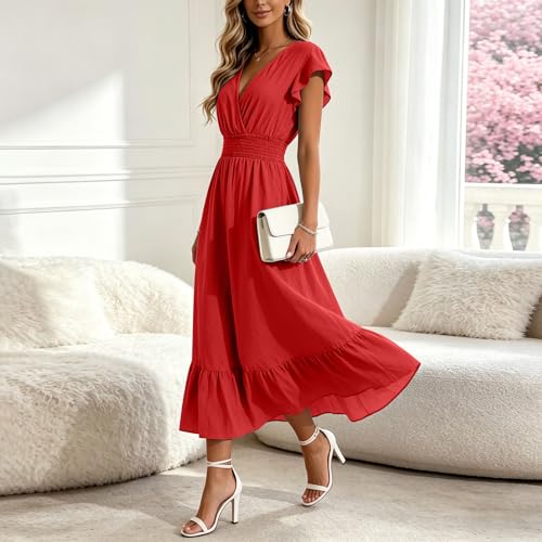 Robe longue mariage d'été chic et vêtement été coton - 2