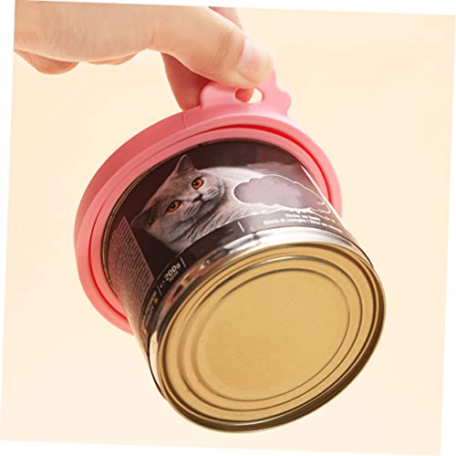 FRCOLOR 7 Unidades tampa de lata de estimação tampas de comida de cachorro alimentos para animais de