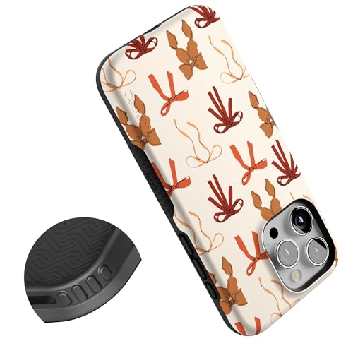 Casely iPhone 15 Pro Max Case | Fall Girlie | Pumpkin Spice Bows | Compatible with MagSafe | Bold Protective Design - Thumbnail 5