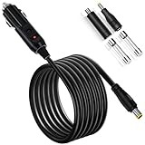 YEZriler 14AWG Car Charging Cable for Jackery Portable Power Station Explorer 3000 2000 1500 1000 880 550 500 300 290 240 160 Jackery Accessories Cigarette Lighter Charger DC Adapter Cord 2M - Black