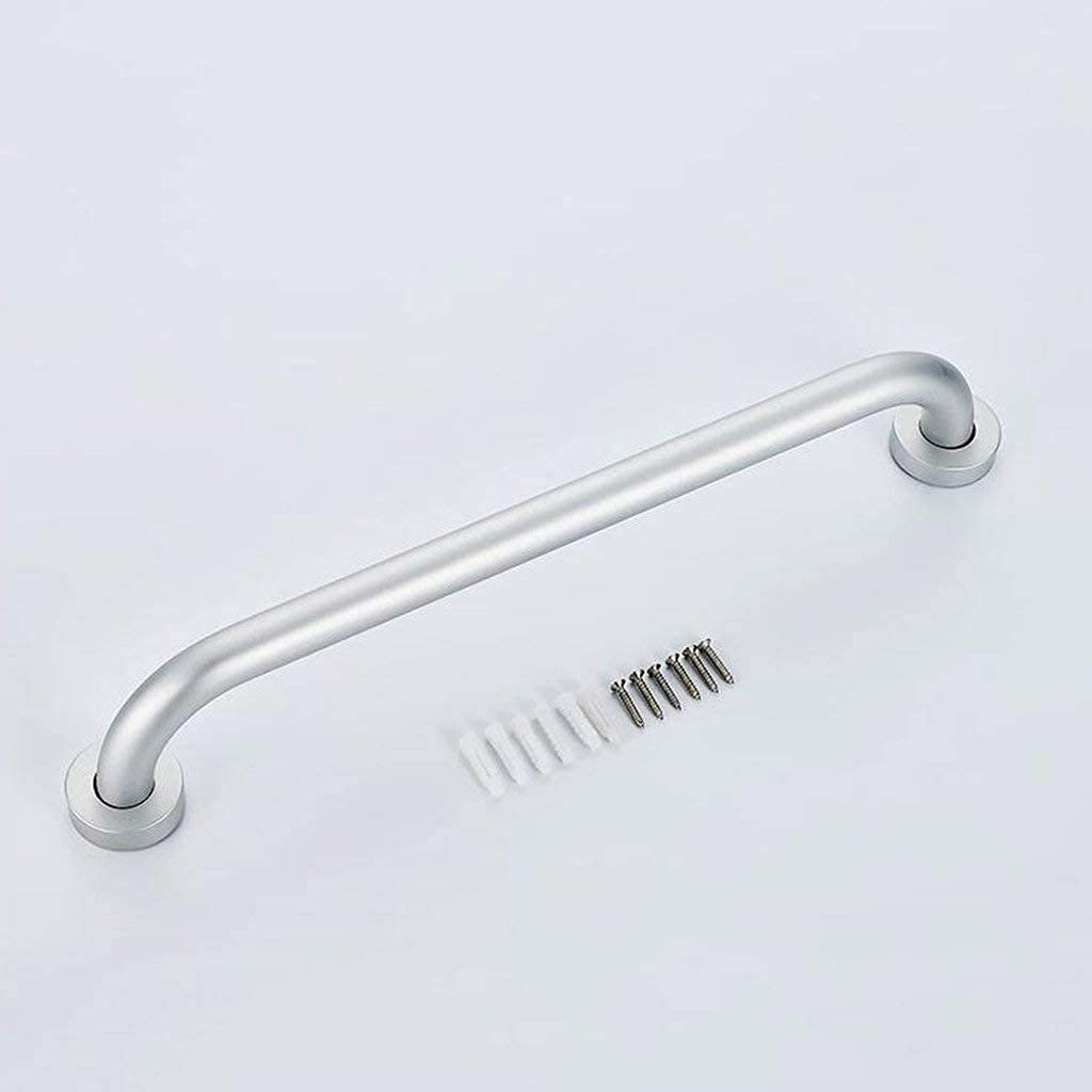 Barra de apoyo de seguridad, toallero de pared, Barra de apoyo de seguridad, manija antideslizante para ducha de baño, Niños mayores con discapacidades, plata/50 cm ()