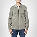 BOSS Heavy Corduroy Zip Closure Overshirt, Fossil Grey, S