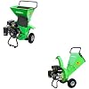Wood Chipper Shredder Mulcher Heavy Duty Compact Rotor Assembly Design 3 Inch Max Capacity,Gas Powered