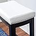 Linon , 30-Inch, White Claridge Patches Bar Stool, 32