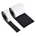 Produktbild Filzgleiter Selbstklebend,Filz Selbstklebende Schwarz 2 Rollen Stark Filzstreifen(100 * 10cm+100 * 2cm*5mm) für Stühle,Möbelgleiter Bodenschutz Schneidbar Frei in Jede Form Stuhlgleiter Filzband