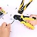 Amzdeal Alicate terminales kit de crimpadora alicates con 1*crimpador de cable(0.25-10mm²) 1*pelacable(5-17mm)...