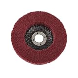 ZISEcoc 100 x 16 mm Nylonfaser-Polierscheibe, Vlies-Schleifscheibe aus Metall, Schleifscheiben for motorbetriebene Schleifmaschinen