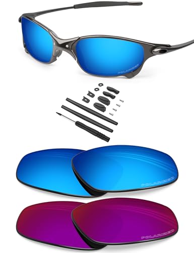 Image of BLAZERBUCK Anti-salt Polarized Replacement Lenses for Oakley Juliet - 2 Pairs