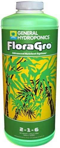 General Hydroponics FloraGro 1 Cuarto de galón floragro