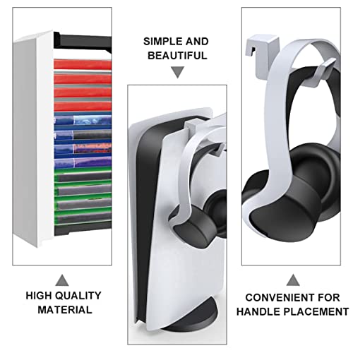 image for KOMBIUDA 1 Set Ps Compatible Gamepad with Holder Desktop Head Headphon