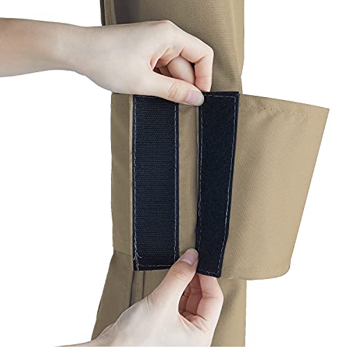 ABCCANOPY Replacement Corner Curtains for Lowe's Allen Roth 10X12 Gazebo #GF-12S004B-1 (Khaki) - Image 5