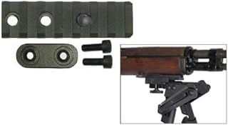 Sadlak Industries M14/M1A Heavy Duty Front Rail with Internal Nutplate QD Stud (for Harris QD Bipods), Q12, Large - chuanmaodianzishangwu