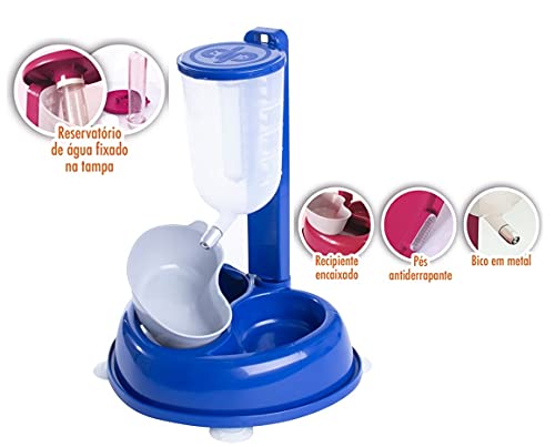 Bebedouro DuraFeeder Automatic Upper - Azul