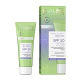 EVELINE COSMETICS Daily Moisturiser with SPF 50 – Face Cream with UVA/UVB Protection – Hydrating & Nourishing Formula for Dry and Sensitive Skin – 30ml