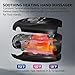 F FIWENE FSA Hand Massager with Heat and Compression for Arthritis Pain Relief, with 5-Finger Individual Therapy, Wrist Support, Fits All Hand Sizes,Rechargeable & Portable(Black)
