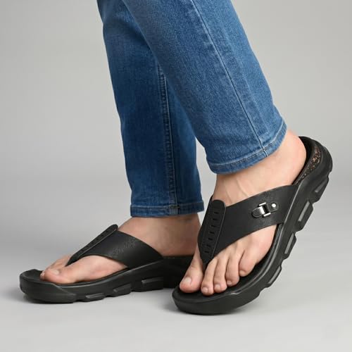Image of All Seasons Men's Slippers Breathable, Soft-Lined, and Non-Slip for Durability Indoors or Outdoors All Year Long