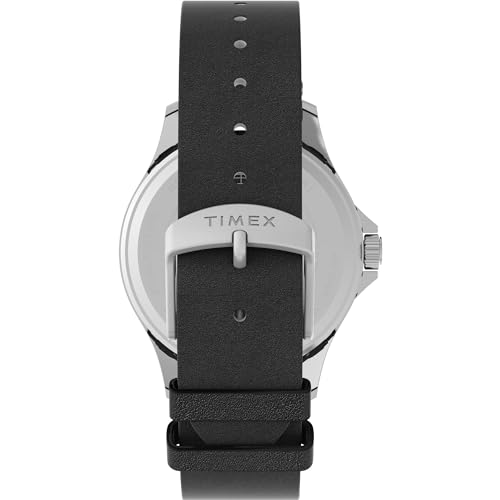 TIMEX Leather Men Black Analog Dial Watch- Tw2V45300Uj, Bandcolor-Black - Image 3