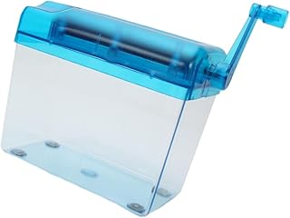 HONMEET 1Pc A6 Cortador De Tira De Papel Trituradores De Escritório Triturador De Mão Operado Triturador De Papel De Corte De Papel Material De Escritório Nota A6 Triturador Portátil
