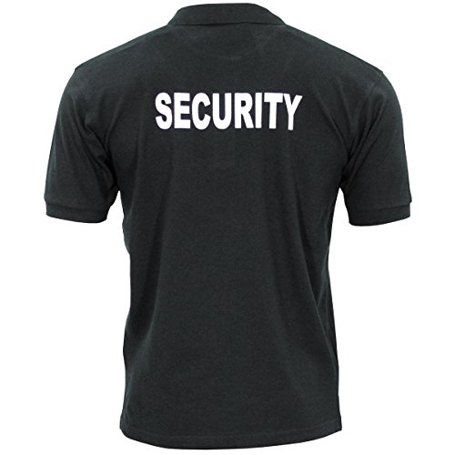 Polo Security MFH negro cómodo para turnos largos de vigilancia activa 2