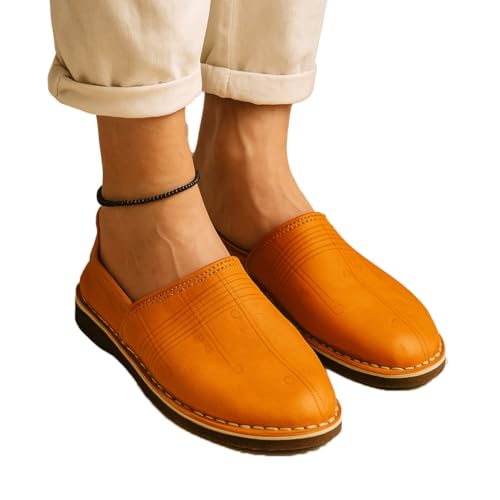 Moroccan babouche shoe, Leather slipper, Unisex Handmade Babouches slippers Dyed With Natural Color, babouche men, babouche women