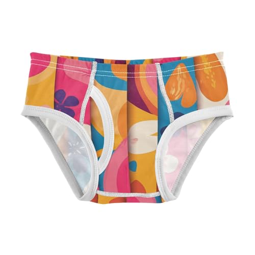 KLL Floral Toddler Boys Comfort Boxer Briefs Breathable Children Panties