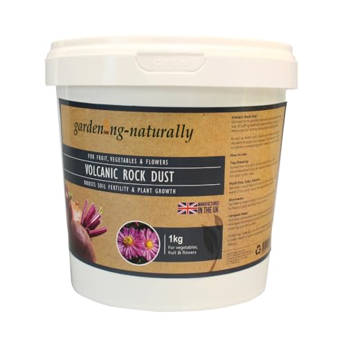 Volcanic Rock Dust Minerals - Organic Soil Enrichment for Healthier Crops and Pest Resistance (1kg)