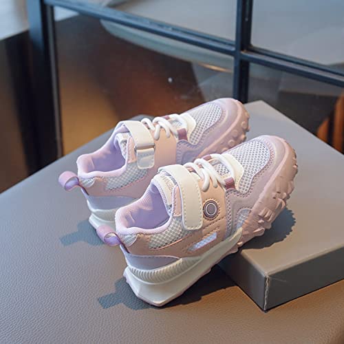 Lightweight Running Shoes for Kids,Mesh Upper Knit Sneakers,Girls Boys Athletic Shoes Breathable, Cool, Summer4