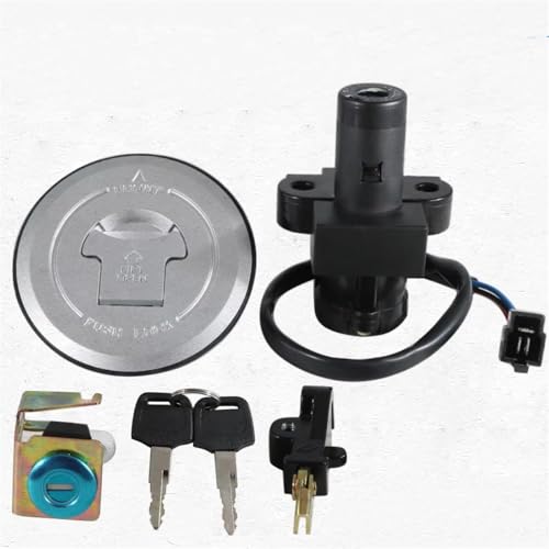 Switch de encendido XRV750 Africa Twin y VTR1000 con llaves y tapa de combustible para moto