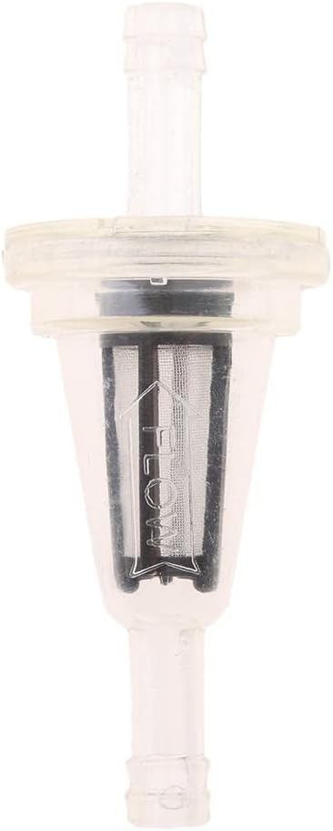Poly Universal Motorcycle Petrol Inline Fuel Filter For 8Mm 5/16" Pipes | 1 Piece Petrol Fuel Filter