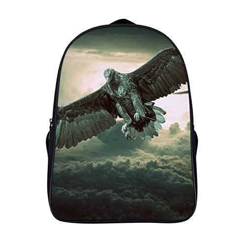 Sac à dos d'école pour enfants contre le mal de dos motif aigle 3D