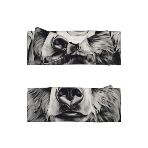 Sketch bear Picture Baby Bow Headband Super Stretchy Soft Bows Hair Accessories for Newborn Infants Toddlers Kids Girls2