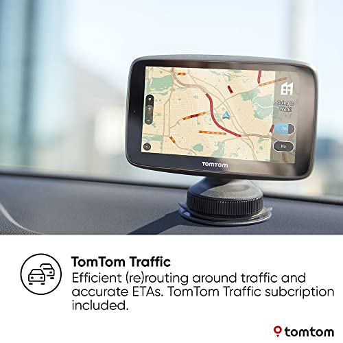 TomTom Car Sat Nav GO Navigator (6 inch, real-time traffic information and Speed Cam Alert Trial, World Maps, Updates via WiFi) - Image 3