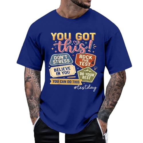 T-Shirt Col en V pour Homme en Coupe Droite Regular-Fit Classique