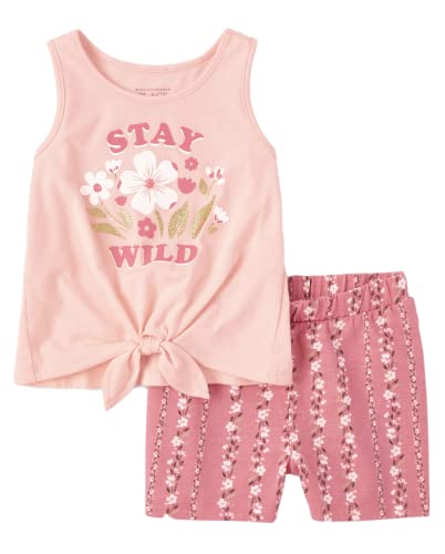 The Children’s Place baby-girls And Toddler Girls Tank Top and Shorts, 2 Pc Set