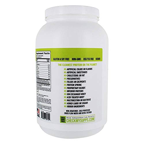 NutraBio Grass Fed Whey Isolate Protein Powder - 25G of Protein Per Scoop - Sugar Free Natural Lean Muscle Protein Supplement - Chocolate Mikshake - 2 Pounds, 29 Servings. - Image 3