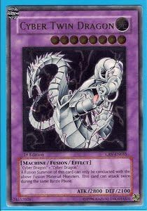 Yu-Gi-Oh! - Cyber Twin Dragon (CRV-EN035) - Cybernetic Revolution - 1st Edition - Ultimate Rare
