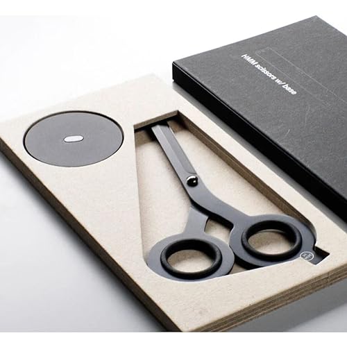 Ciseaux de table Noir HMM en acier carbone pour le bureau