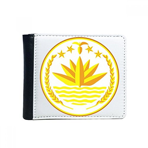 Portefeuille Bangladesh Dhaka en simili cuir, cadeau idéal motif national