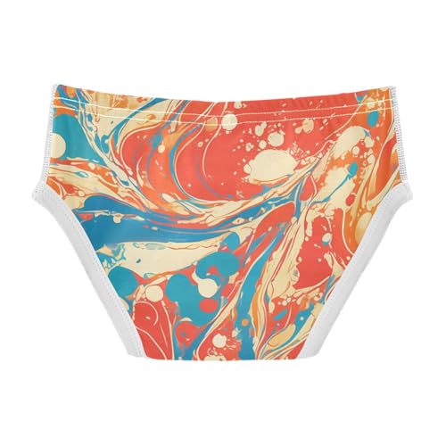 KLL Abstract Marblextured Pattern Baby Boys Comfort Training Underwear Breathable Children Undies2