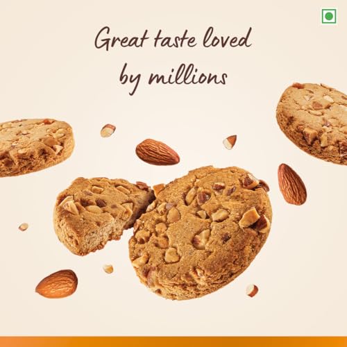 Loyka Almond Cookies - 16 pcs |No Maida, Eggless |Tea/Coffee Nutty Gourmet Biscuits |Almond Flour & California Almonds |Healthy guilt-free morning/evening snack |Guilt-free |Diet food |Better-for-you