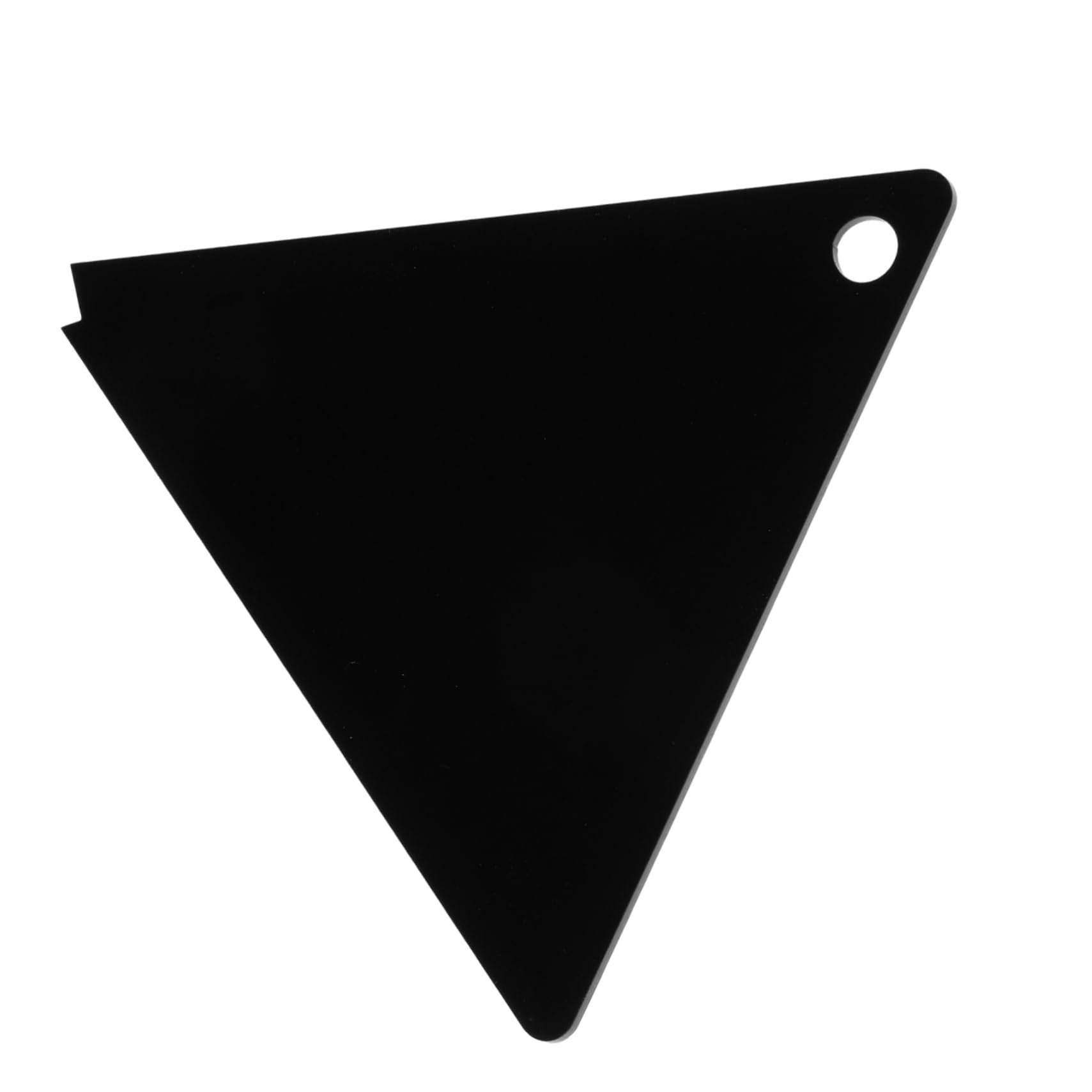 Angoily Snowboard Maintenance Tool Ski and Snowboard Wax Scraper Acrylic Triangle Waxing Scraper