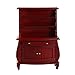 wiFndTu 1/12 Accessoires De Meubles De Maison De Poupée, Armoire De Rangement en Bois Miniature Vitrine Décor De Maison De Poupée - Cadeau De Noël pour Enfants, Enfants, Garçons Et Filles Marron