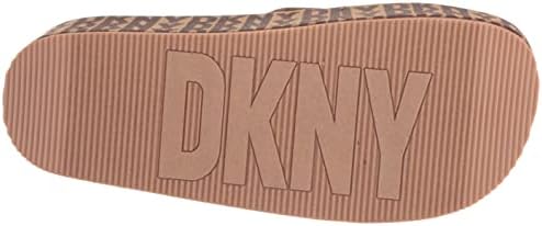DKNY Women's Everyday Vyra-Platform Slid Sandal, Saddle/New Nude, 7 | Image 3