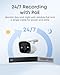eufy PoE Bullet Security Camera E40, NVR Add On Cam, Requires eufy NVR, 4K UHD, 122° FOV, F1.6 Color Night Vision, 24/7 Recording, Human/Vehicle/Pet AI Detection, Red and Blue Strobe, Plug and Play