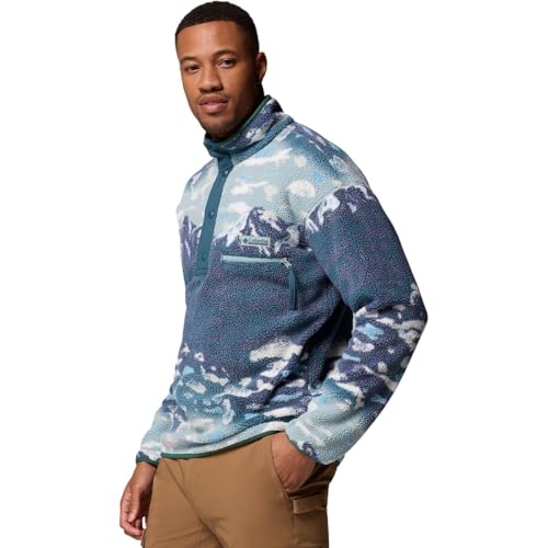 Image of Columbia Helvetia II Printed Half Snap Fleece